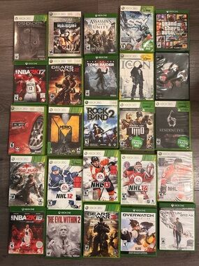 Assorted Xbox One & Xbox 360 Game Bundle